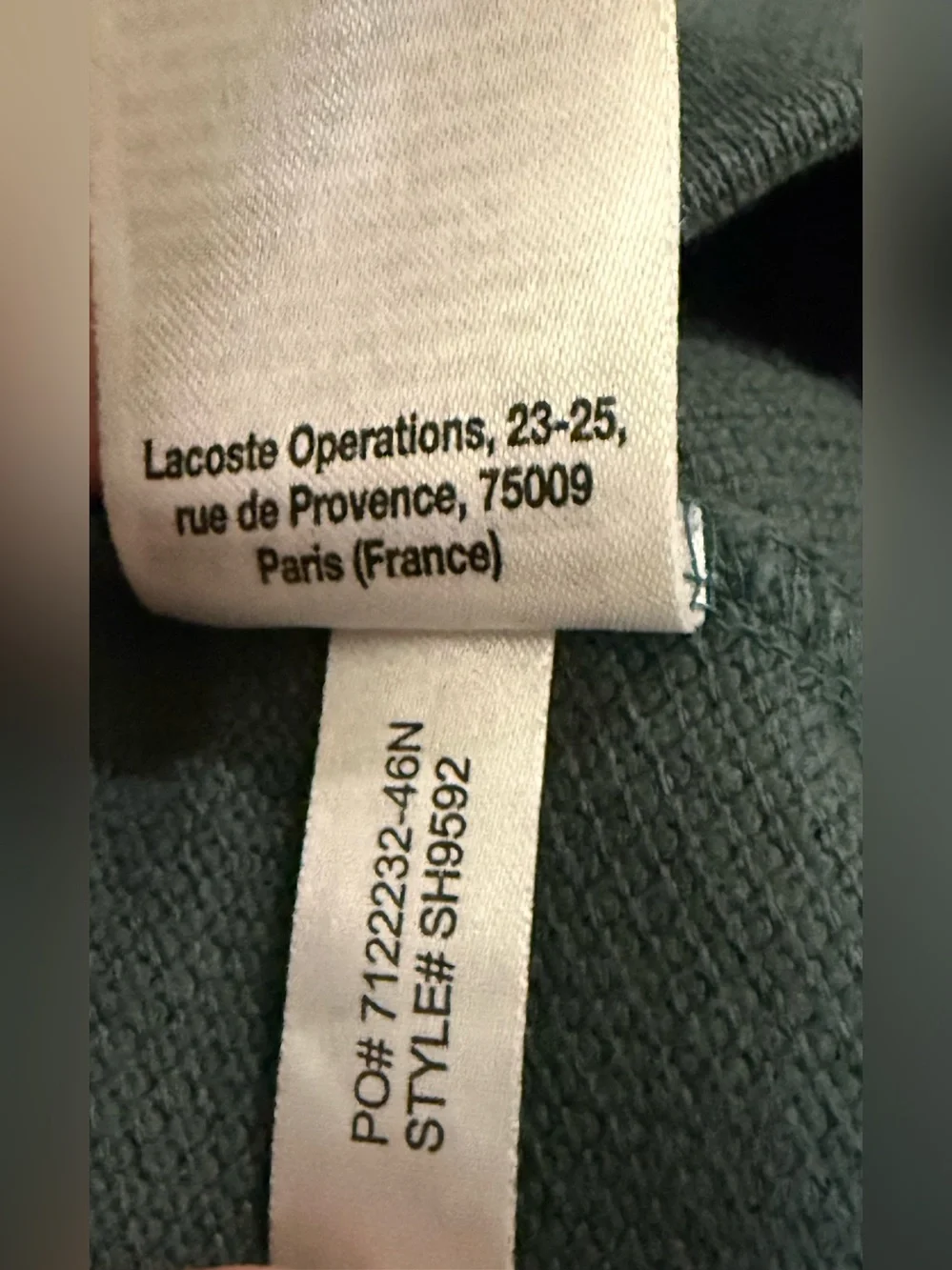 Lacoste men full